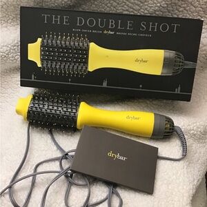 Drybar Yellow and Gray Blow-Dryer Brush